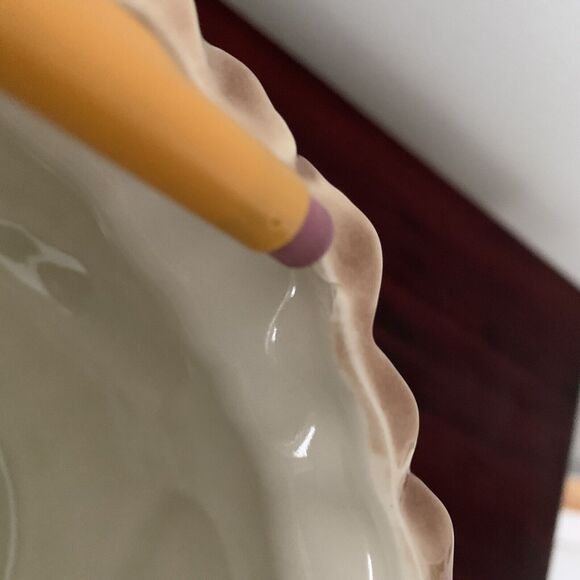 Vintage 1987 Duck/Goose Ceramic Planter Signed REHM Tan/Green/Orange 7" X 6" - Picture 10 of 12